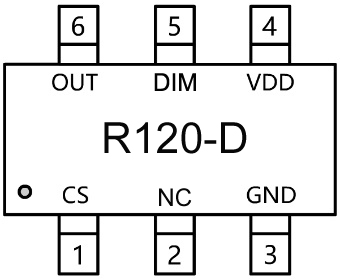 超低壓差恒流芯片R120-D